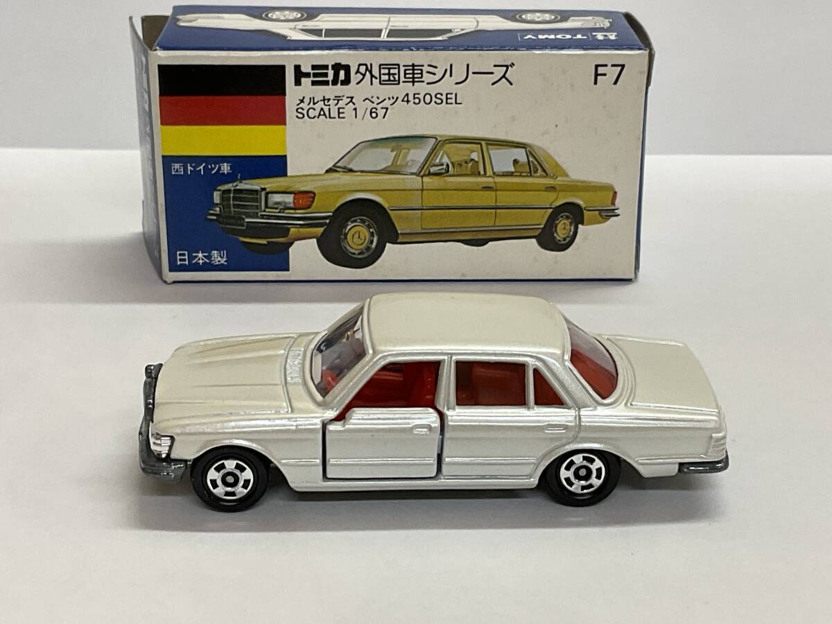 ◇◇◇ トミカ　青箱　F7-1-5 オリジナルアソート特注　メルセデス　ベンツ　450SEL ◇◇◇_画像4