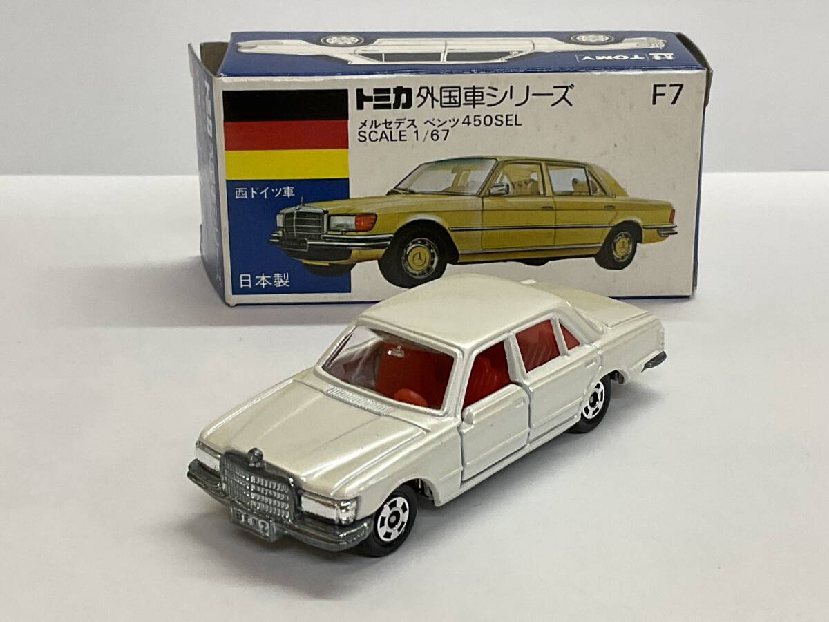 ◇◇◇ トミカ　青箱　F7-1-5 オリジナルアソート特注　メルセデス　ベンツ　450SEL ◇◇◇_画像1