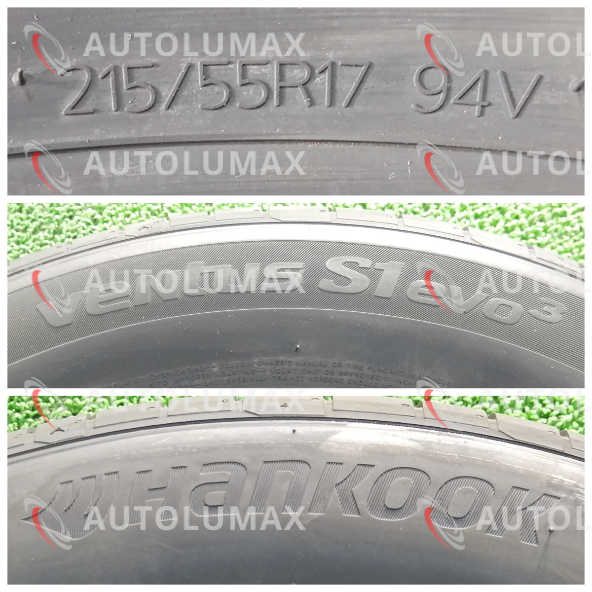 215/55R17 94V Hankook Ventus S1 evo3 K127 新品 サマータイヤ 4本セット 2021年製 ハンコック N3224._画像3