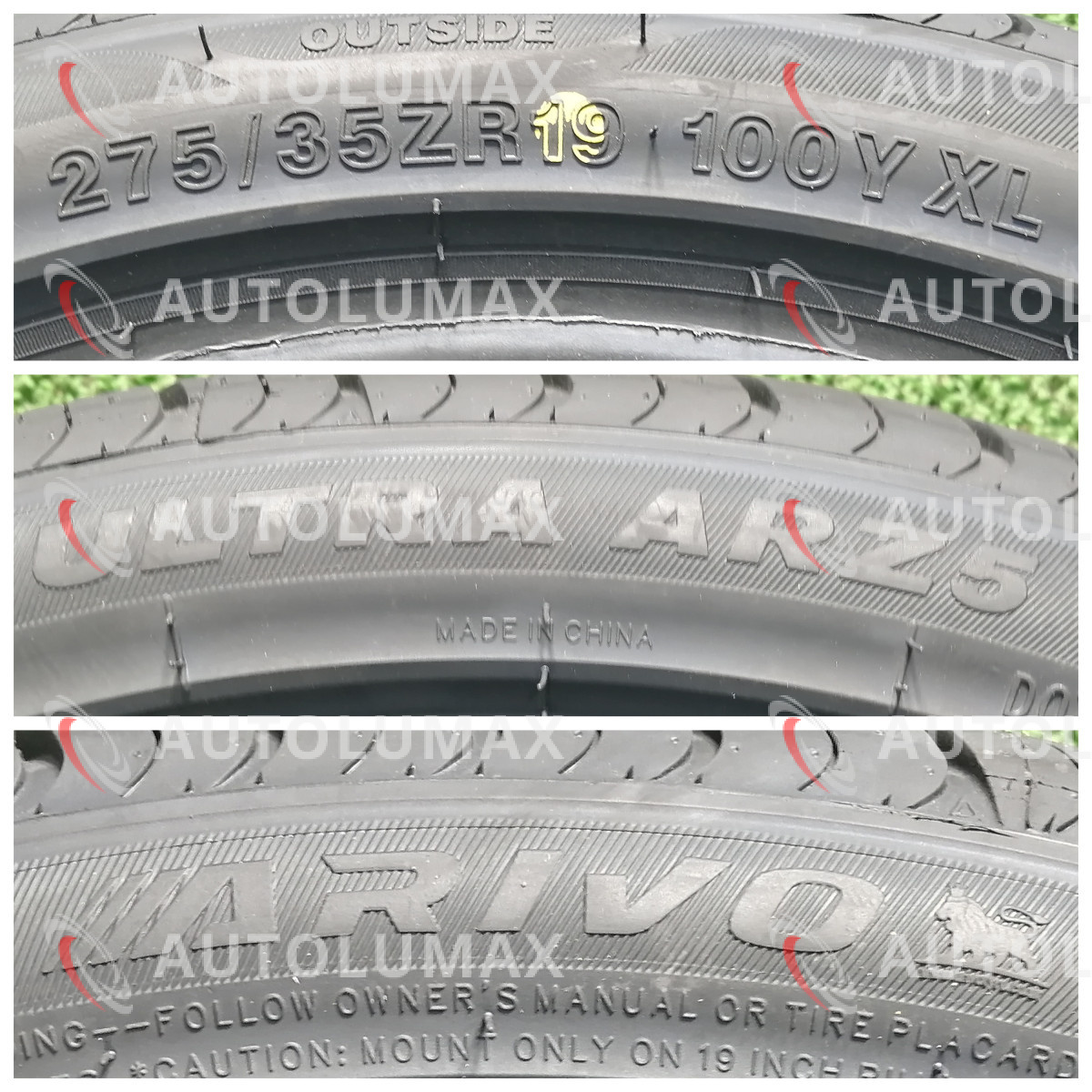 フロント 245/40R19 98W XL リア 275/35R19 100Y XL ARIVO ULTRA ARZ5 新品 サマータイヤ 2本ずつセット N3403._画像6