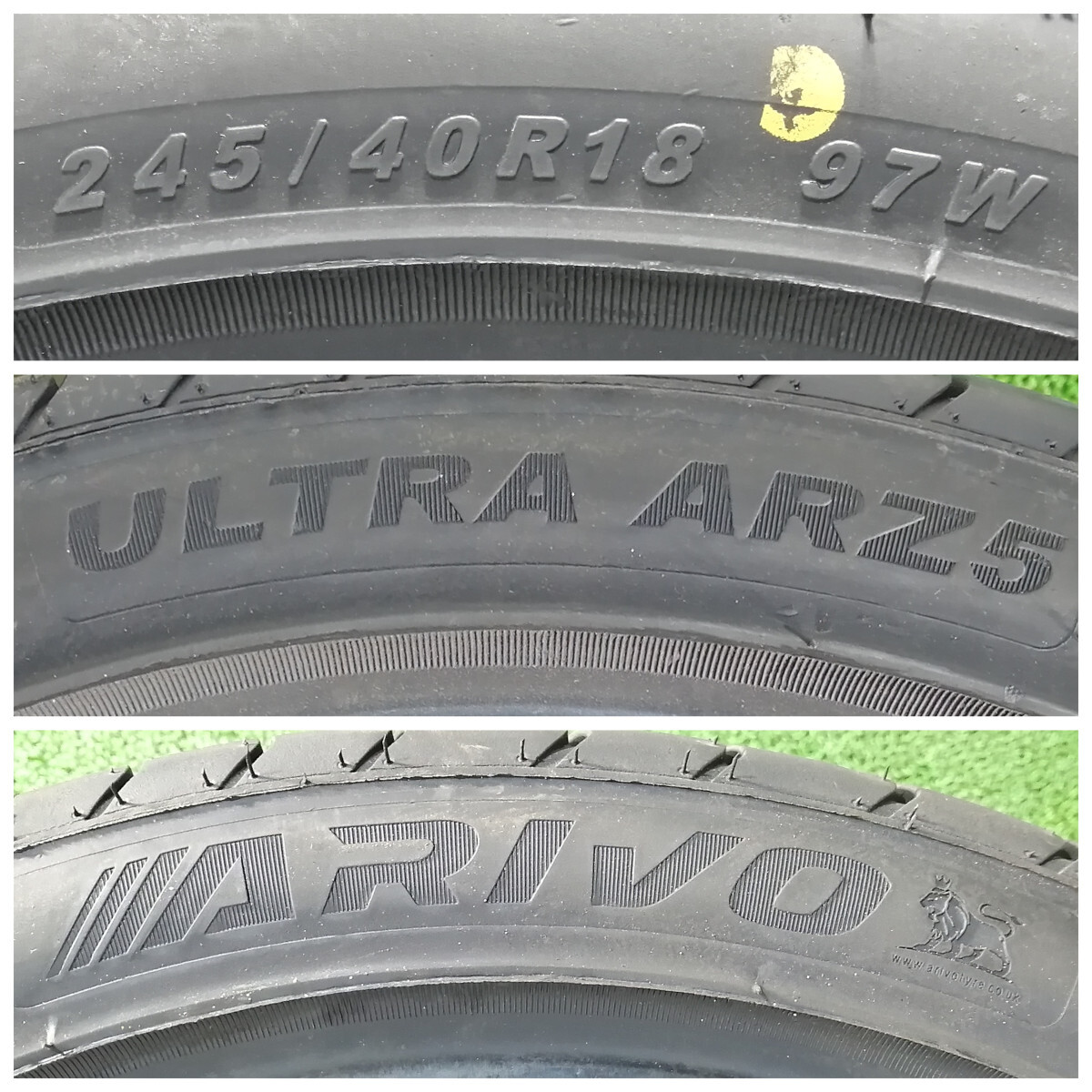 245/40R18 97W XL ARIVO ULTRA ARZ5 新品 サマータイヤ 4本セット 2024年製 送料無料 245/40/18の画像3