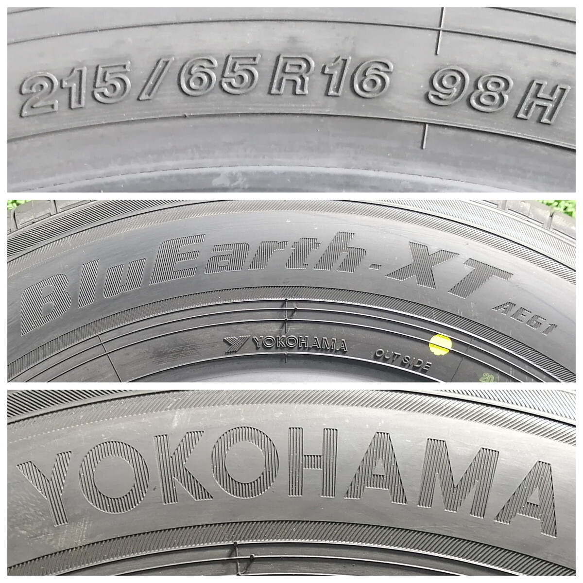215/65R16 98H Yokohama BluEarth-XT AE61 新品 サマータイヤ 4本セット 2022年製 送料無料 ヨコハマタイヤ 215/65/16_画像3