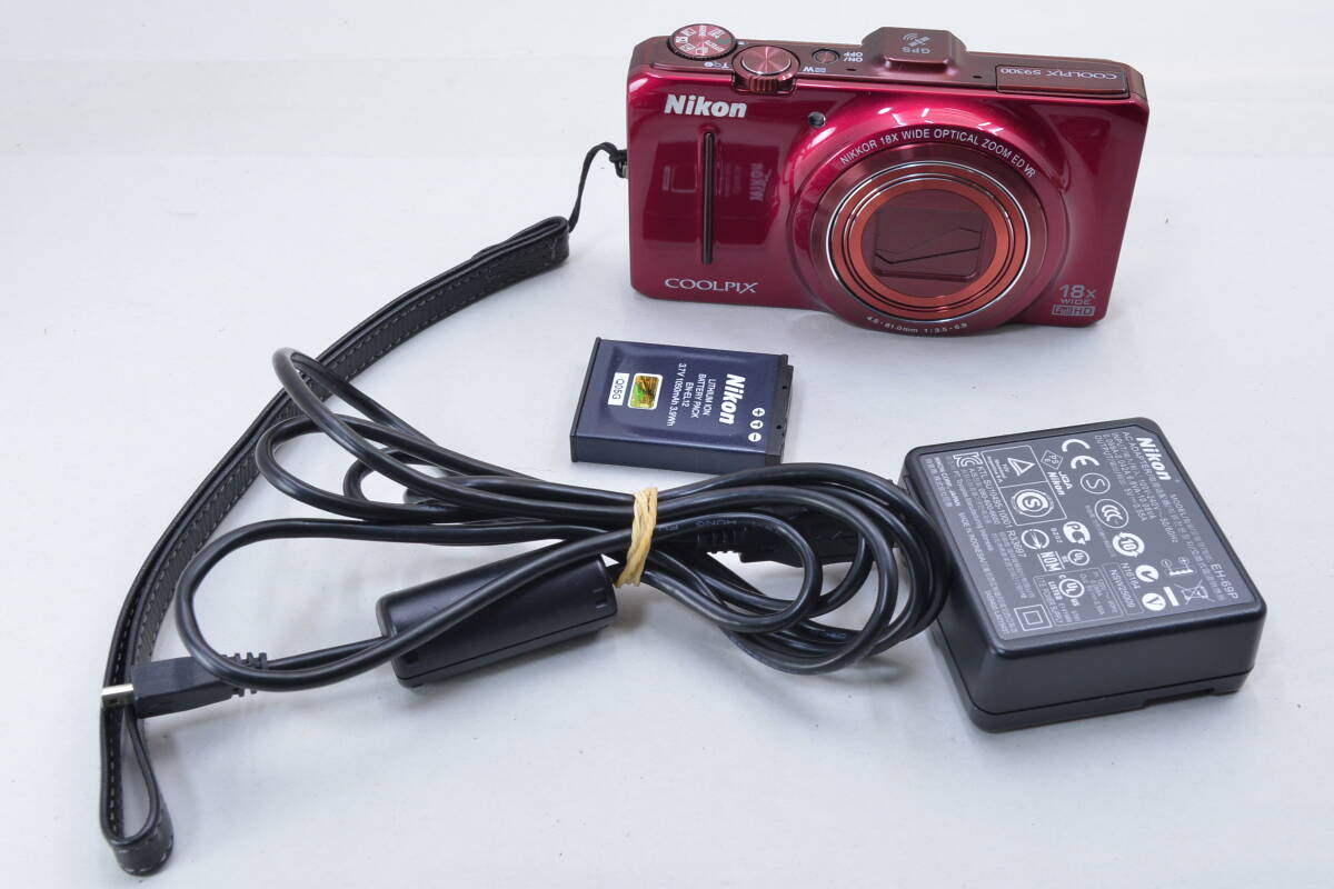 【ecoま】NIKON COOLPIX S9300 現状品 コンパクトデジタルカメラ_画像1