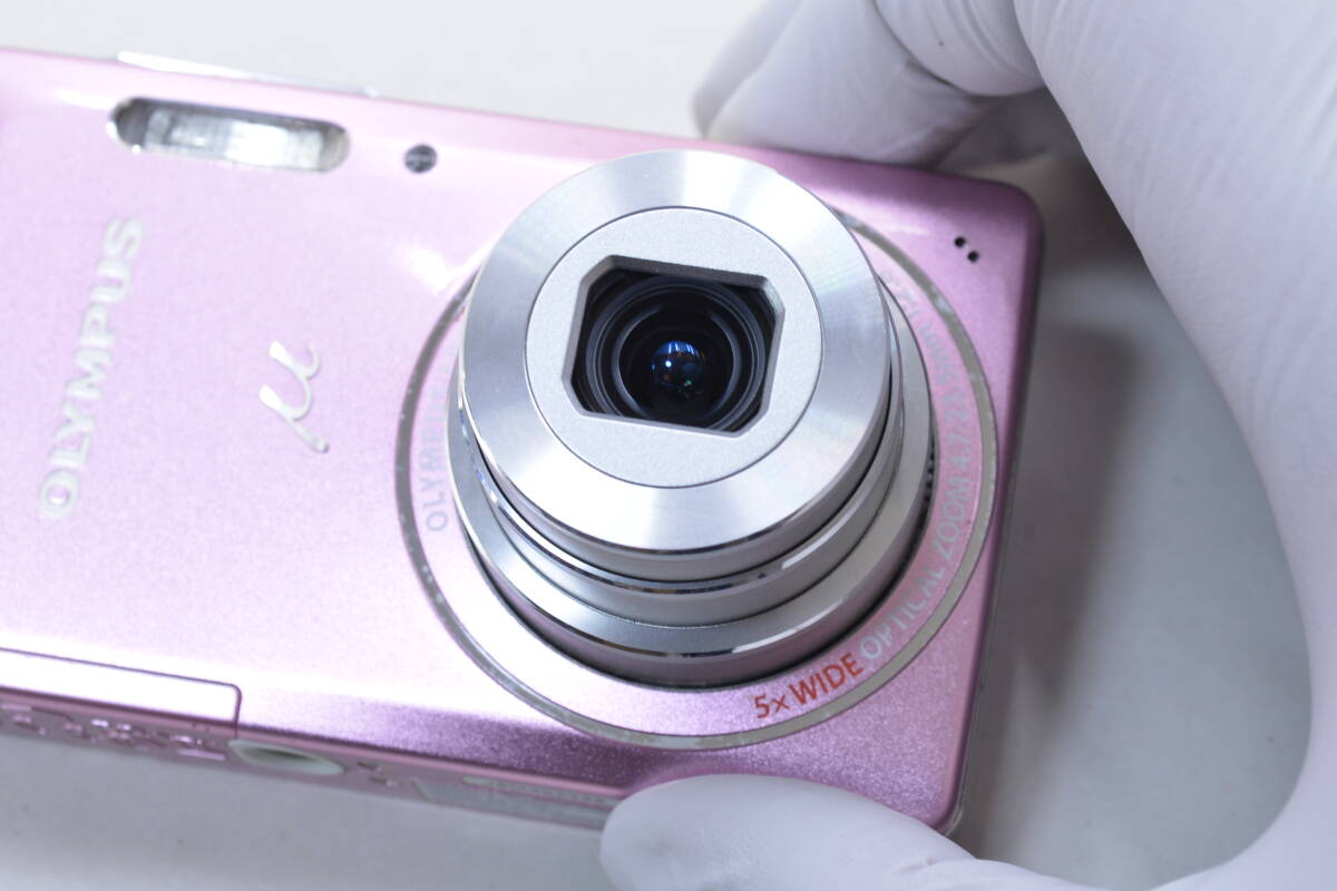 【ecoま】OLYMPUS μ 5010 ピンク コンパクトデジタルカメラ_画像7