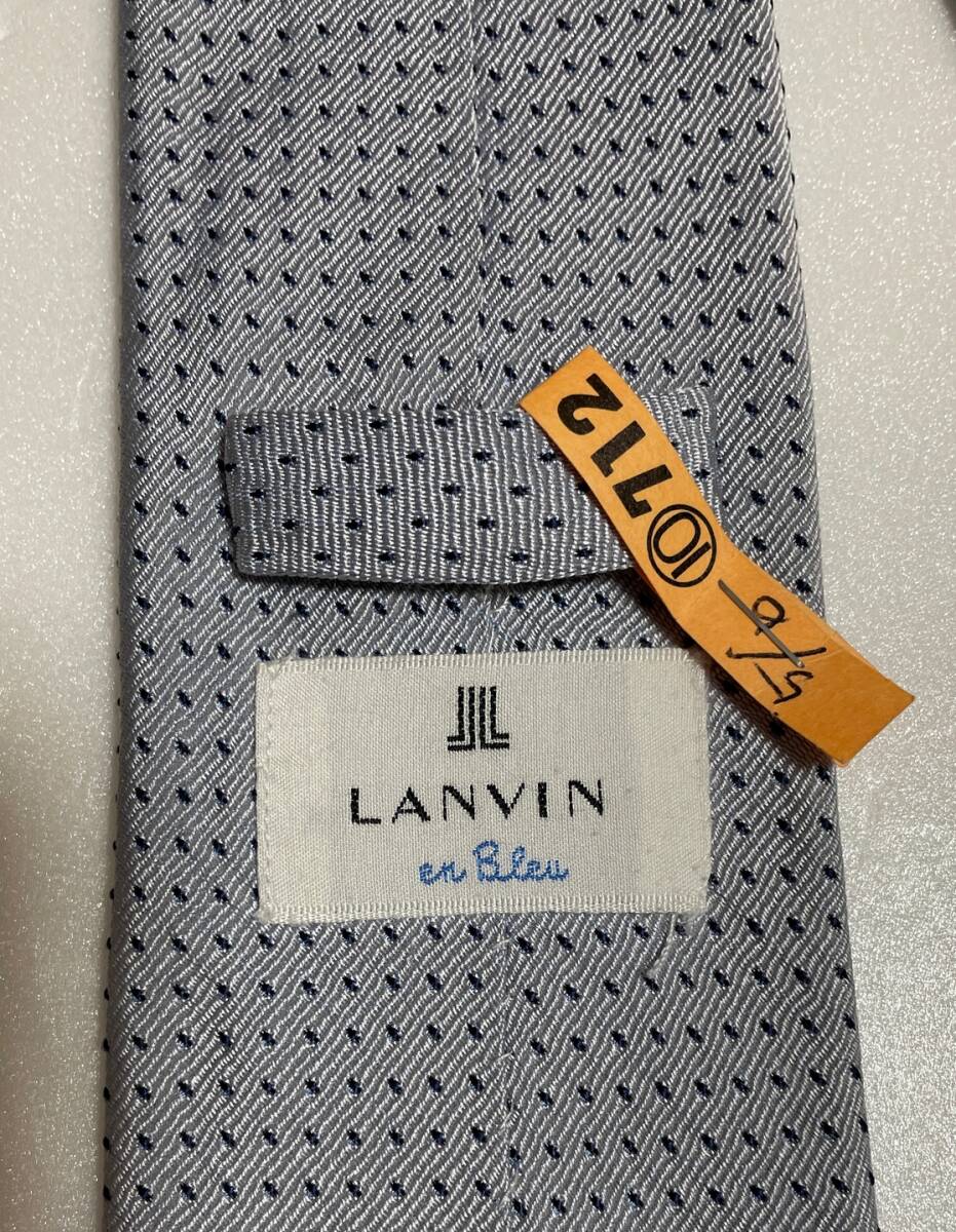 LANVIN en Bleu ブレザー ネクタイセット _画像9