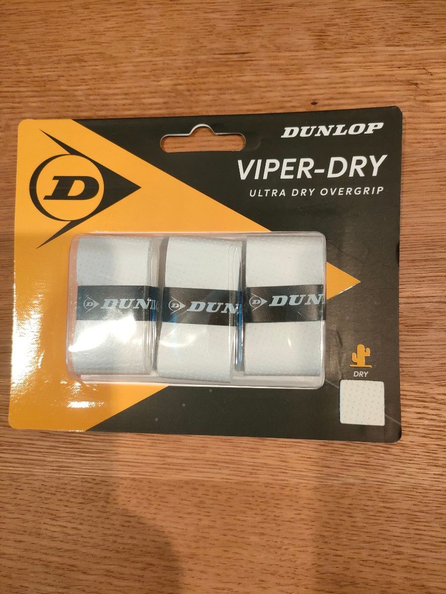 ダンロップDUNLOP　オーバーグリップセミドライタイプ　３本セット