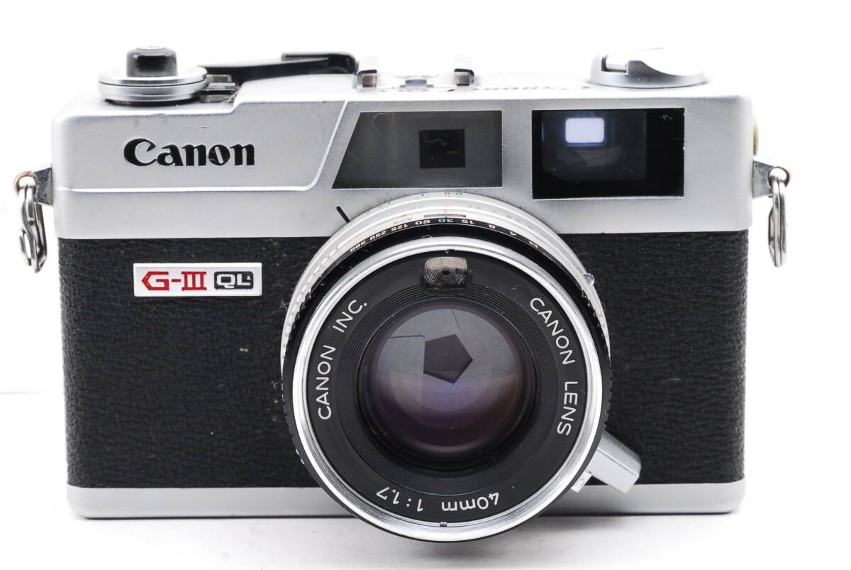 * superior article * Canon Canonet QL17 Lens 40mm F1.7 Canon range finder work properly *630