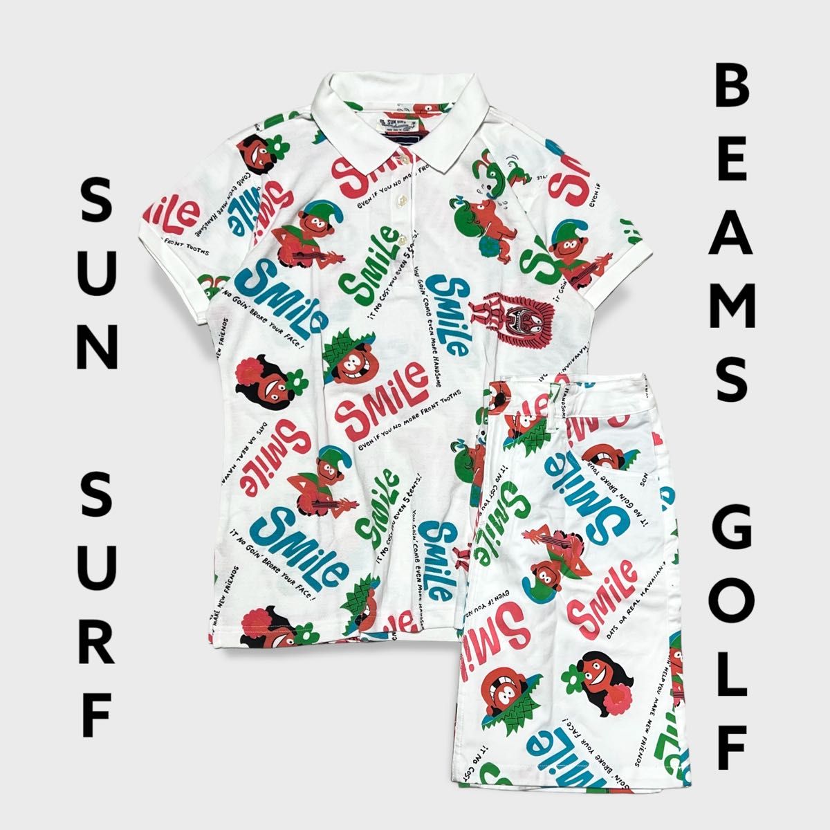 美品】 BEAMS GOLF セットアップ M SUN SURF コラボ リゾート 美品】 BEAMS GOLF セットアップ M SUN SURF コラボ リゾート
