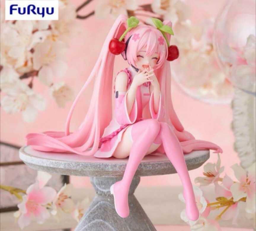  Hatsune Miku .-.. stopper figure - Sakura Miku 2023....ver.-