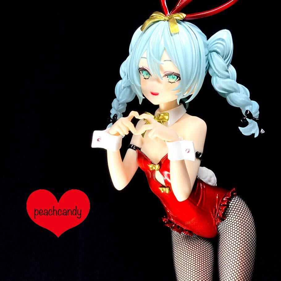 初音ミクBiCute Bunnies Figure rurudo ver.　リペイント　フィギュア　美少女　Vocaloid ボカロ_画像1