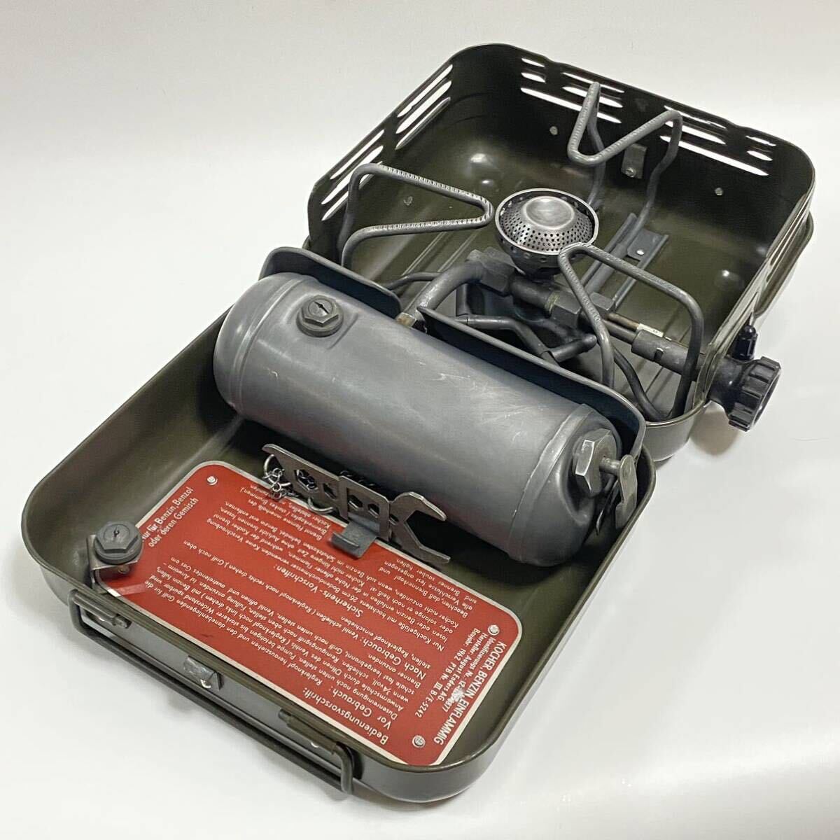 【レア・未使用】Enders エンダース 9061D ドイツ連邦軍 1962年 ビンテージ ガソリンストーブ 箱ストーブ クッカー バーナー キャンプの画像1