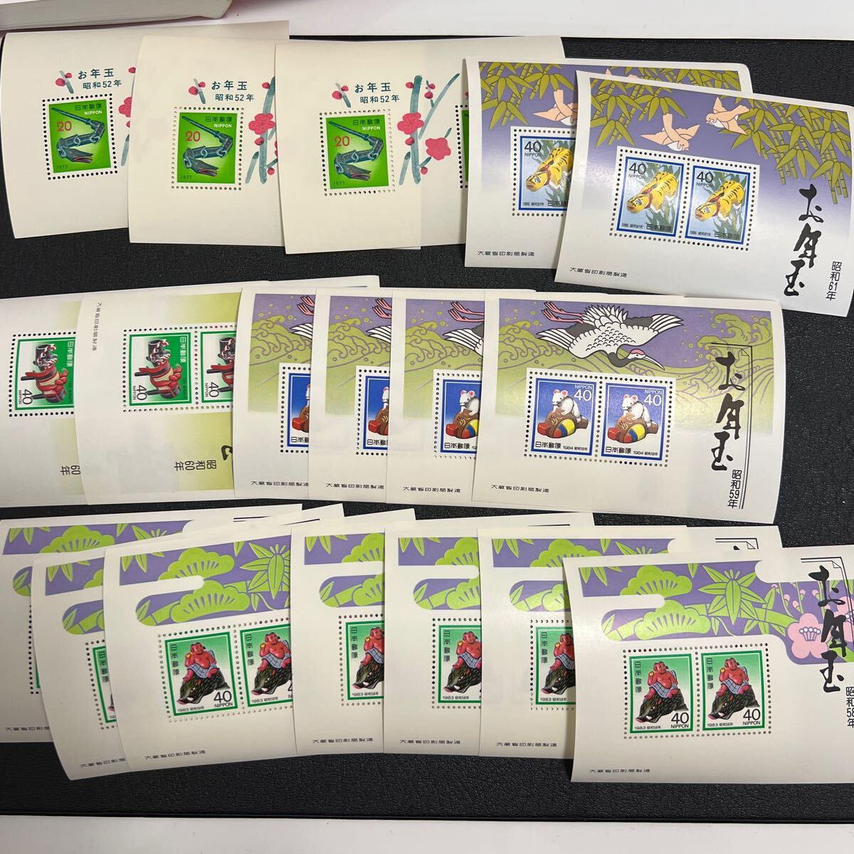 日本切手　年賀　小型シート　おまとめ　38シート　管理番号1-14_画像4