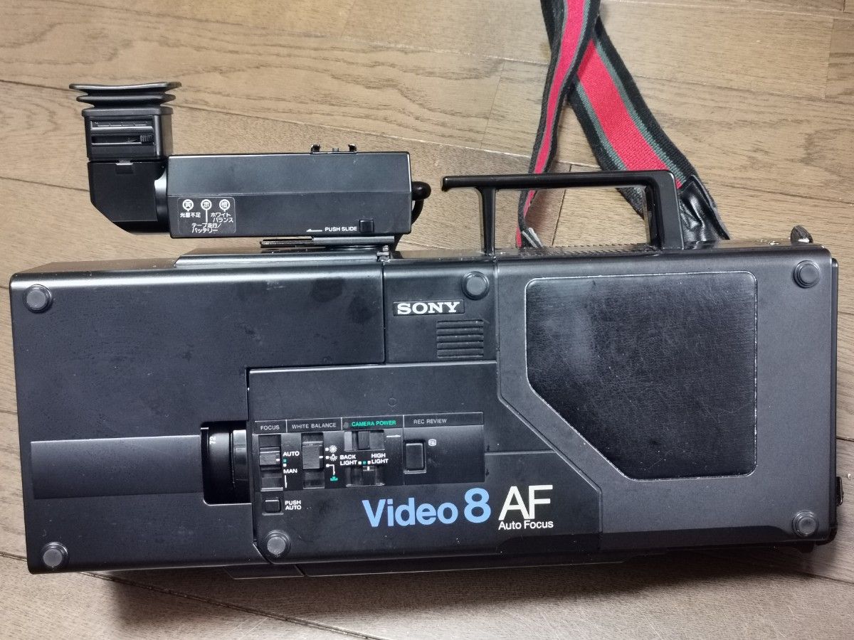 sony 8mm ビデオカメラ ccd-v8af 専用ケース付 ソニー 昭和 レトロ レア ジャンク 