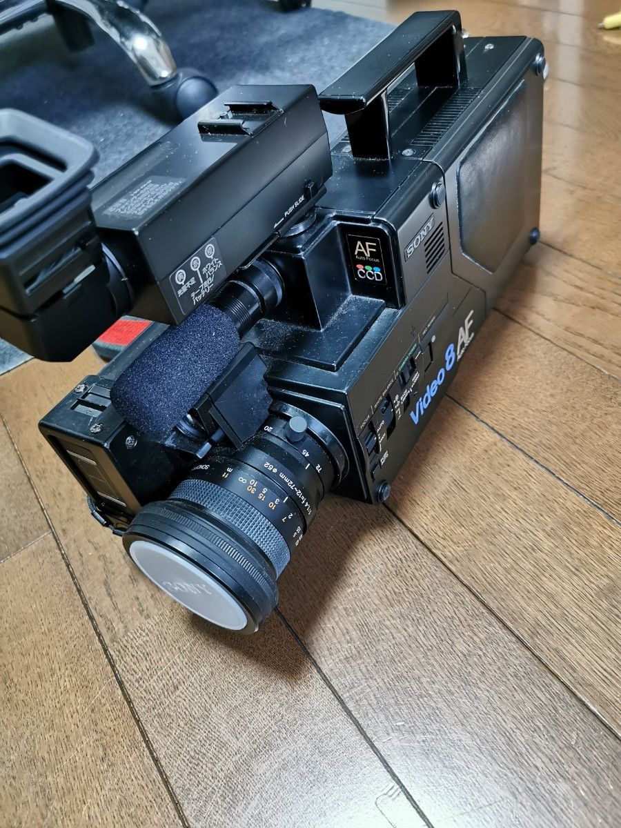 sony 8mm ビデオカメラ ccd-v8af 専用ケース付 ソニー 昭和 レトロ レア ジャンク 