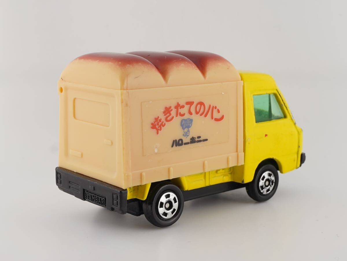 廃盤トミカ スバル サンバー パン屋 1987年No.10　《ミニカー 車 自動車 おもちゃ レア 絶版 まとめ 大量 セット》_画像2