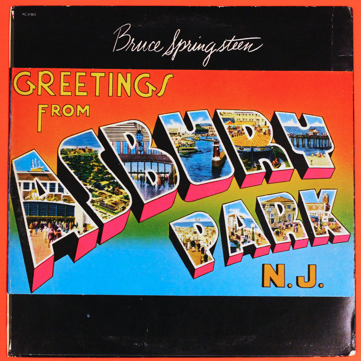 ◆LP◆Bruce Springsteen（ブルース・スプリングスティーン）「Greetings From Asbury Park, N.J.」Columbia KC 31903　米国盤_画像1