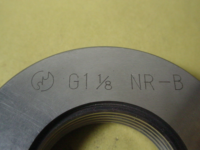 G1インチ1/8 GR-B・NR-B 程度良好な中古品 ガスネジ　ネジゲージタイプの　リングゲージ_画像9