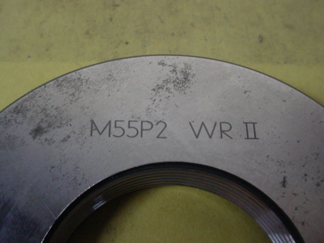M55*2.0 GR2-WR2　程度良好中古品　ミリサイズ　ネジゲージ　リングゲージ_画像7