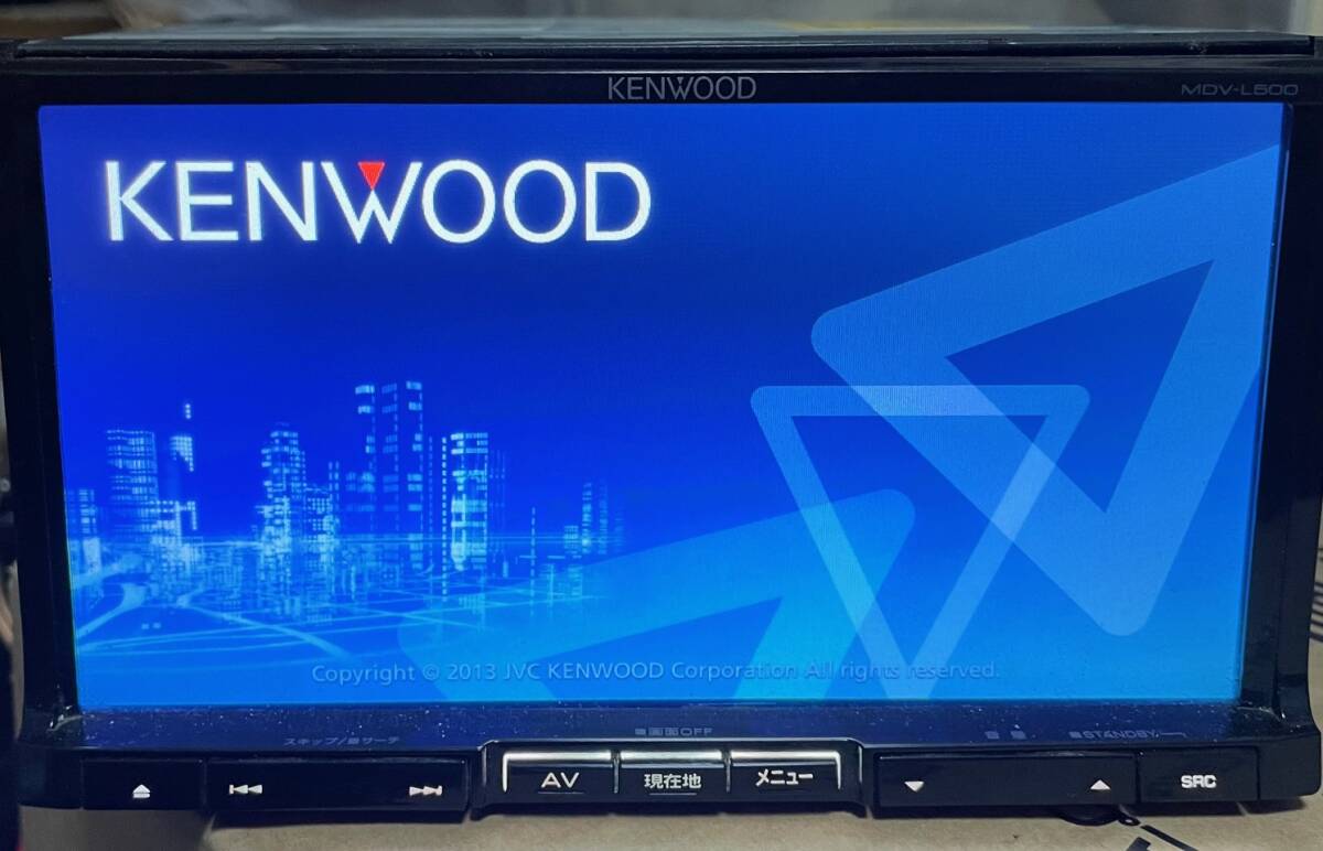 KENWOOD　カーナビ　MDV-L500　彩速ナビ　地デジ　ワンセグTV　ケンウッド　2DIN_画像2