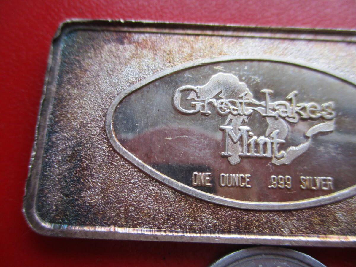 .999銀★インゴット★1973年製★Great Lakes Mint★未使用★30.6g_画像5