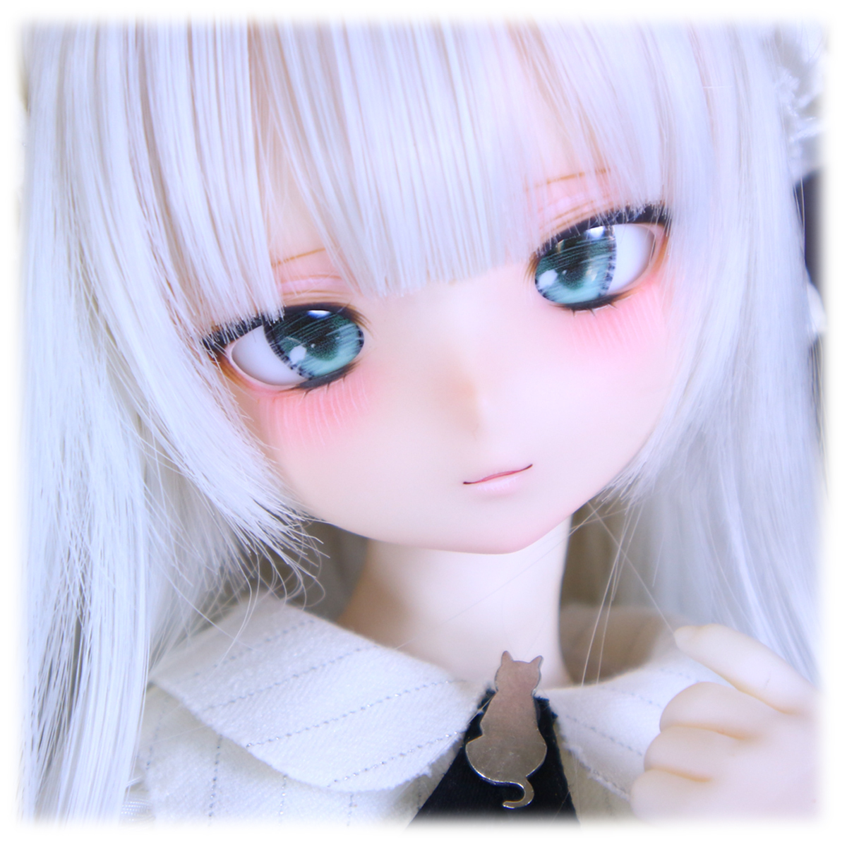 【さにさにむーん】imomodoll Miko セミホワイト肌カスタムヘッド＋ディーラー様製アイ付 MDD等にもの画像3