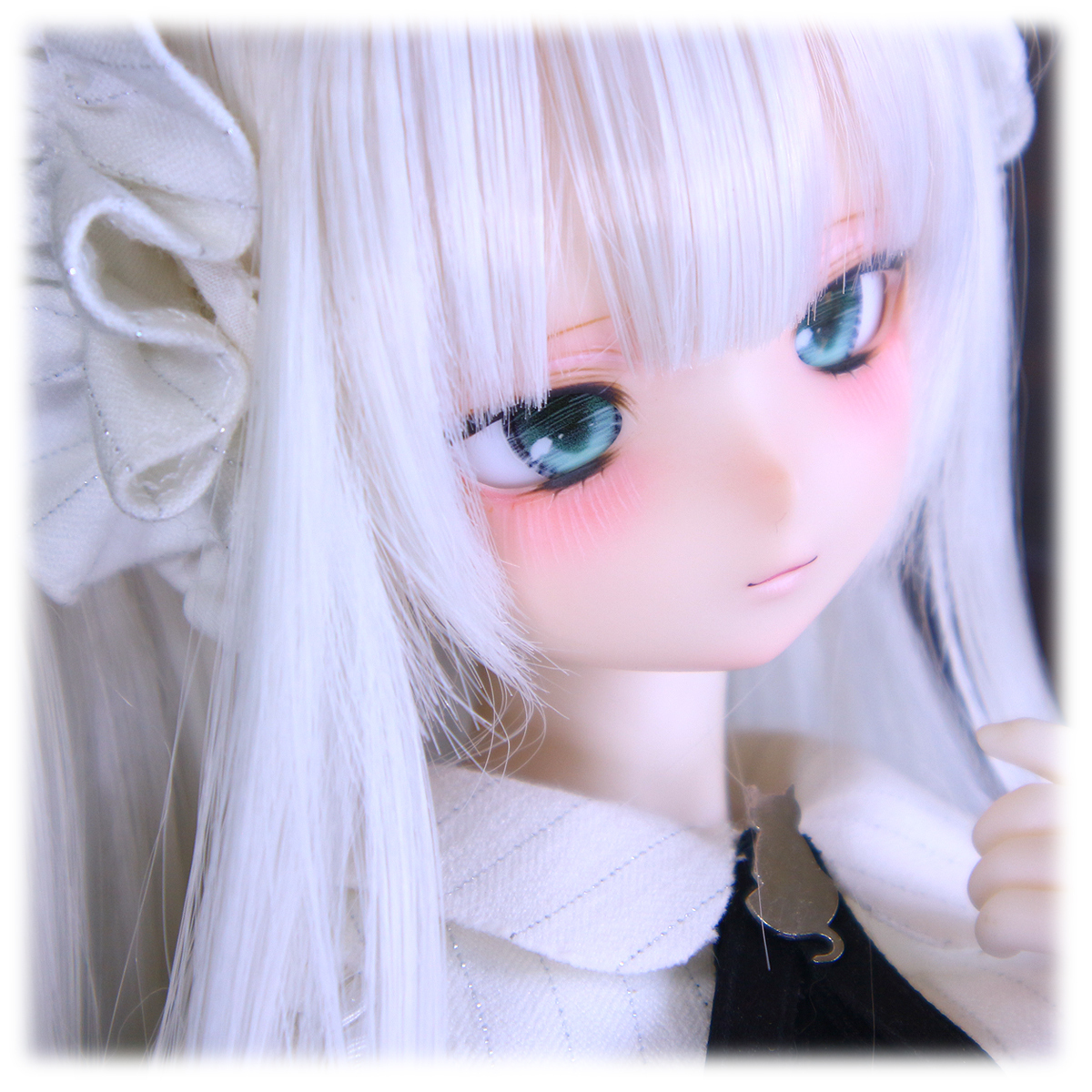 【さにさにむーん】imomodoll Miko セミホワイト肌カスタムヘッド＋ディーラー様製アイ付 MDD等にもの画像2