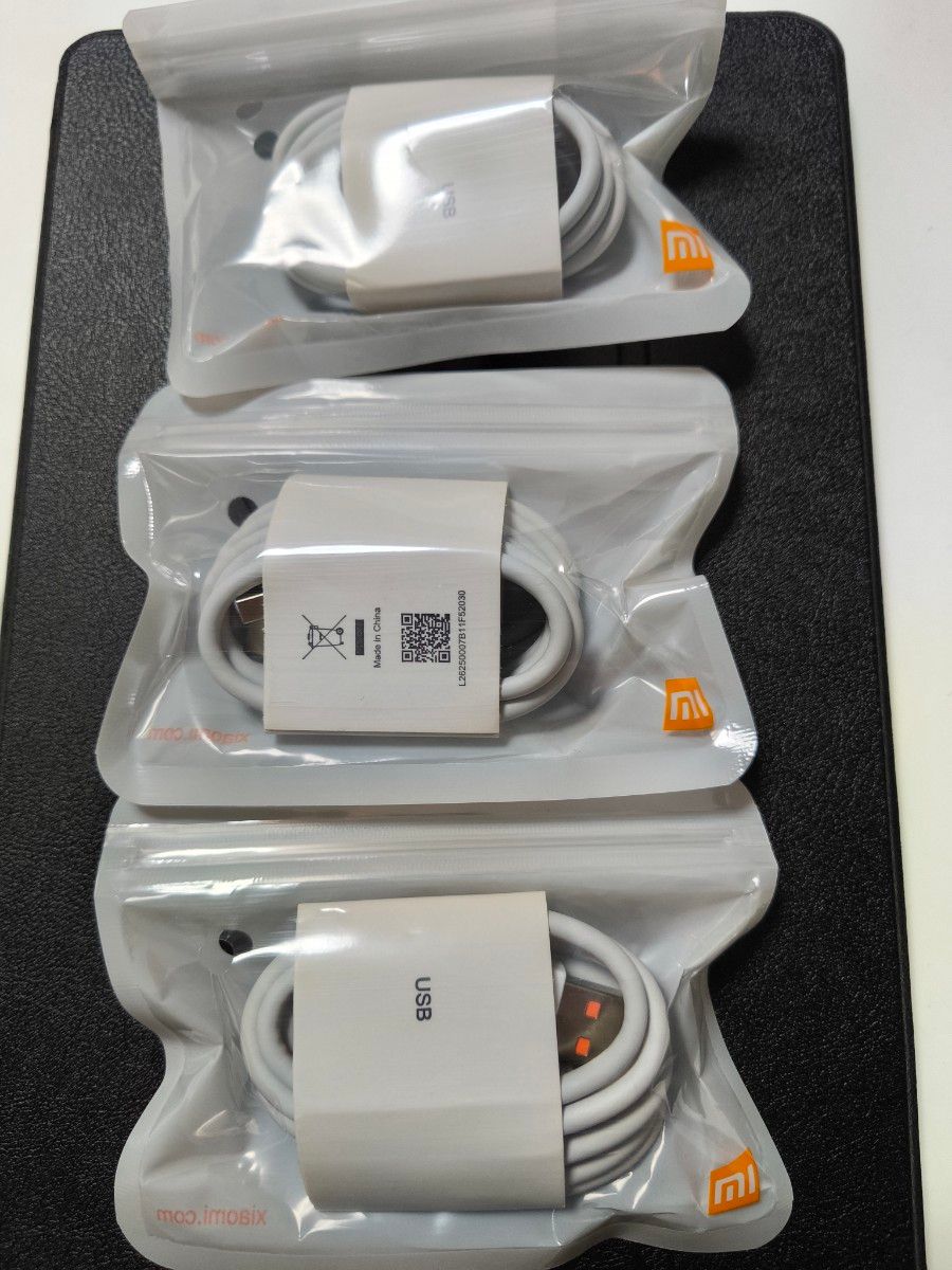 【純正品】Xiaomi 120w 充電ケーブル 3個セット