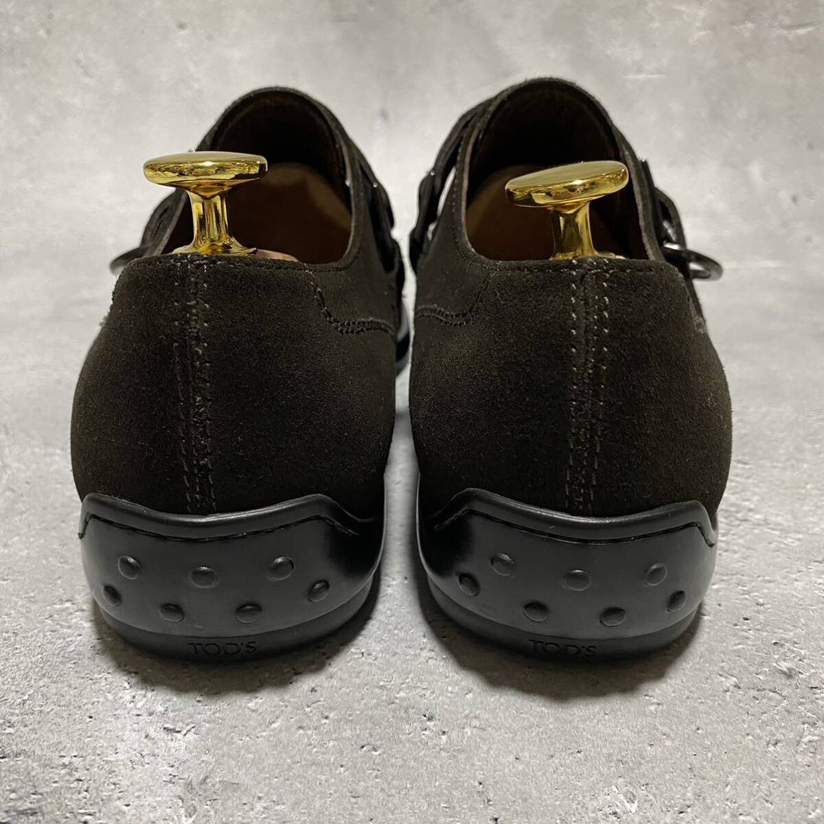 【美品】　トッズ　TOD'S（5.5）スウェードローファー　ドライビングシューズ_画像2