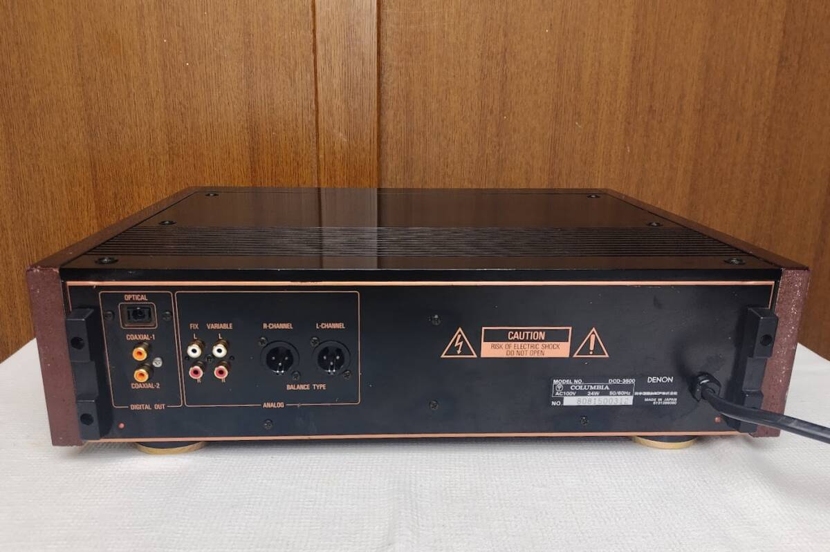 ◆動作良好◆DENON　デノン　DCD-3500　【トレイベルト交換・メンテナンス済・リモコン付】_画像8