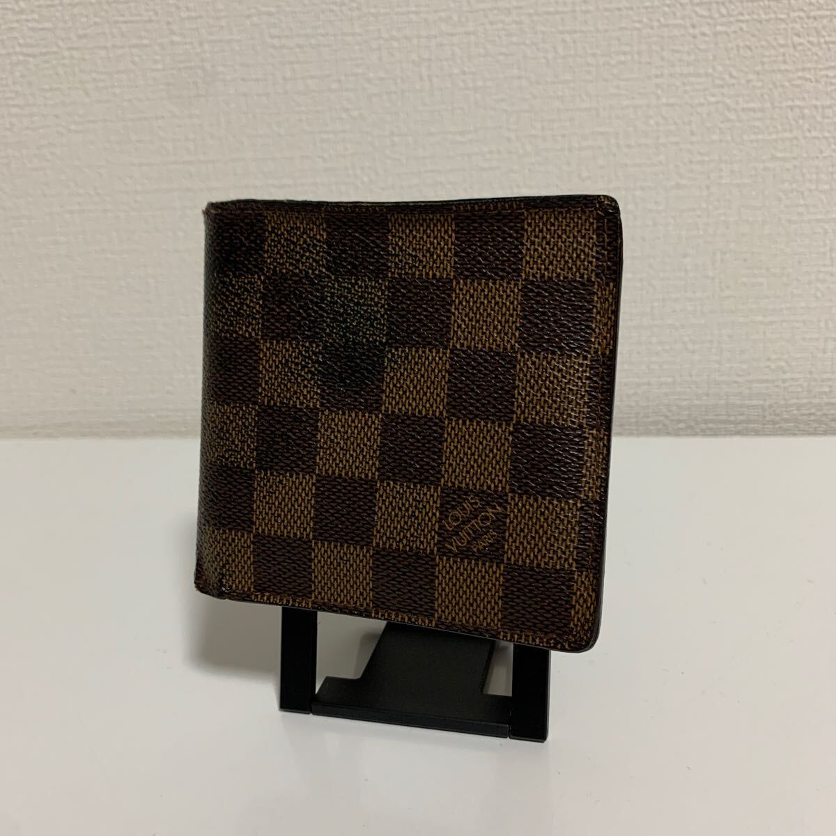 LOUIS VUITTON ルイヴィトン ポルトフォイユ マルコ 二つ折り財布 ダミエ　ブラウン _画像1