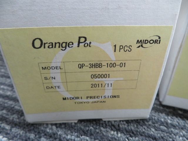 OrangePot QP-3HBB-100-01 回転ポテンションメーター 回転角度 OrangePot QP-3HBB-100-01 回転ポテンションメーター 回転角度