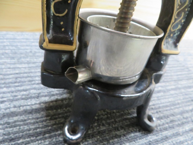 MEAT PRESS No.3 肉汁 果汁絞り器 レトロ アンティーク 昭和 MEAT PRESS No.3 肉汁 果汁絞り器 レトロ アンティーク 昭和