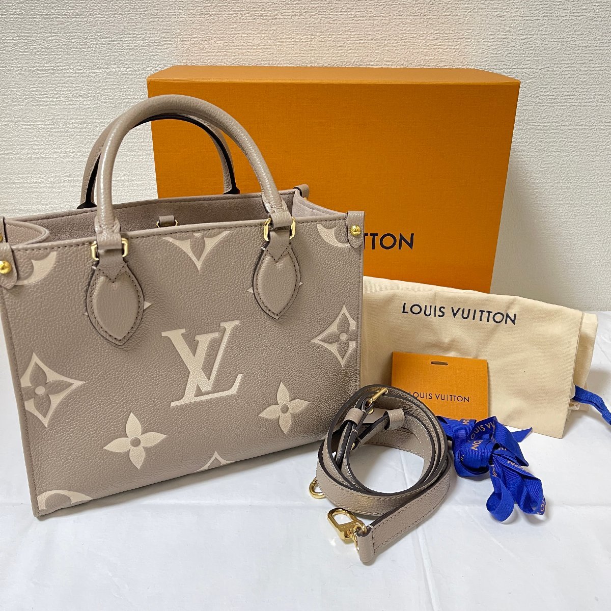 【美品】LOUISVUITTON ルイヴィトン　アンプラント　オンザゴーPM　ハンドバッグ　ショルダーバッグ　トートトバッグ