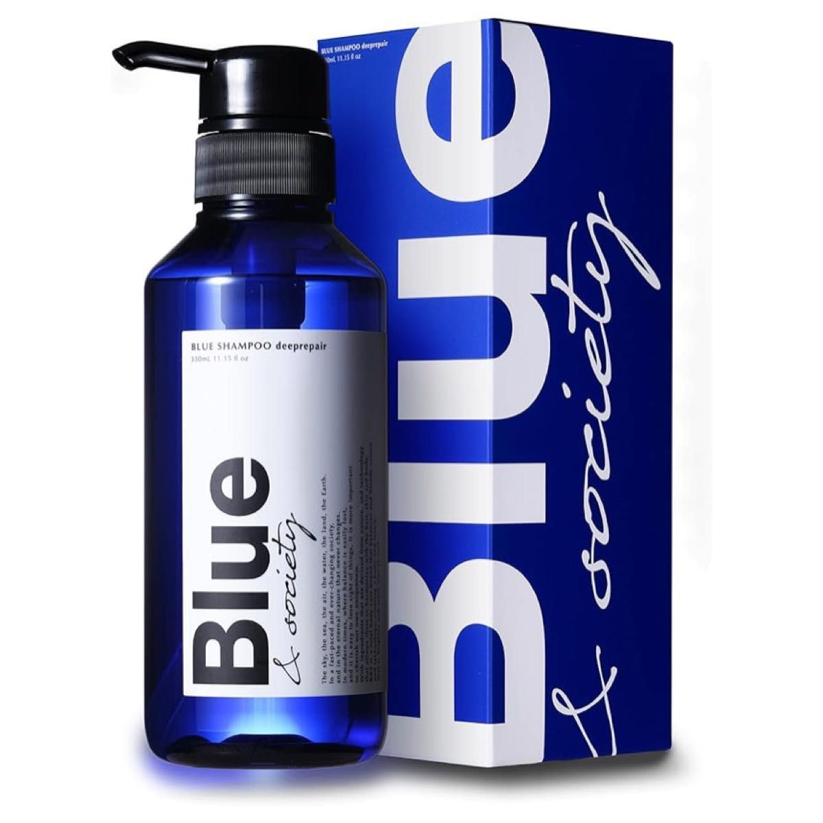 Blue 香水シャンプー 325ml メンズ プロ調香師が監修 ジャスミン&ホワイトムスクの香り
