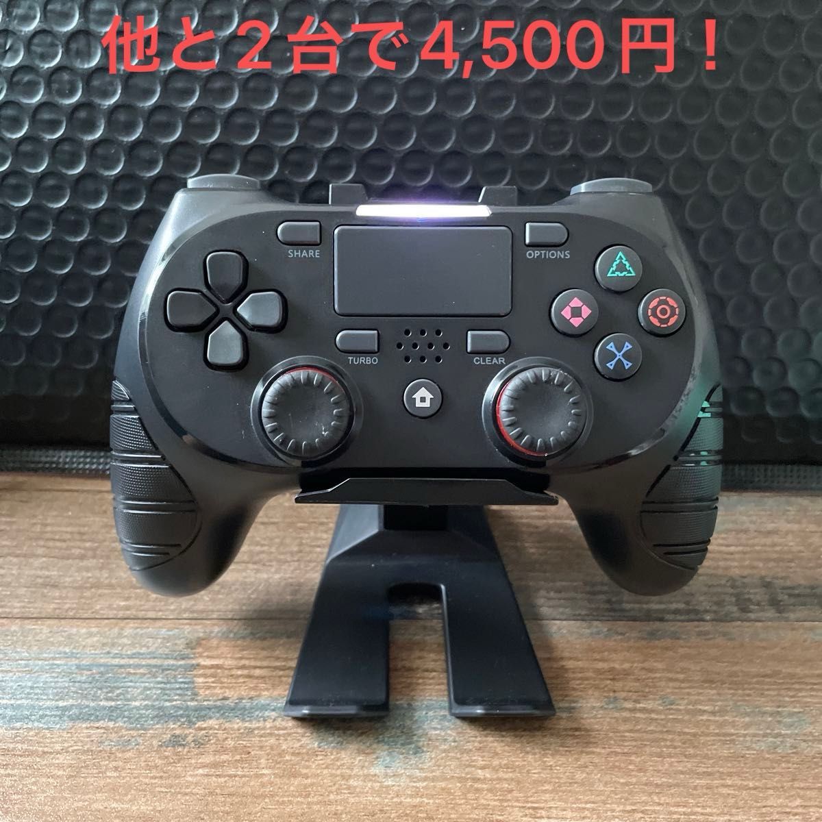 超美品 ワイヤレスコントローラー Bluetooth Android Windows PC PUBG/COD/原神 PS4 10