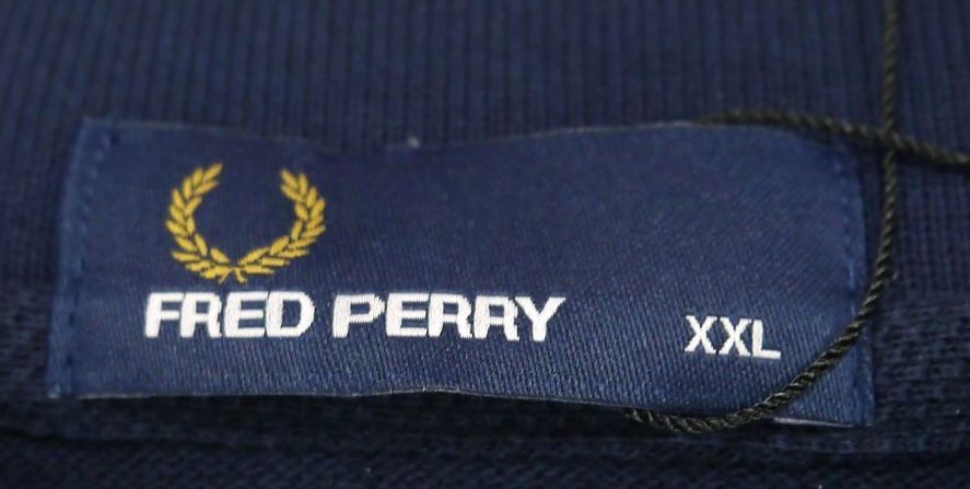 未使用 フレッドペリー Fred Perry ラインポロシャツ 半袖 ネイビー(XXL) メンズ 鹿の子 FREDPERRY_画像5