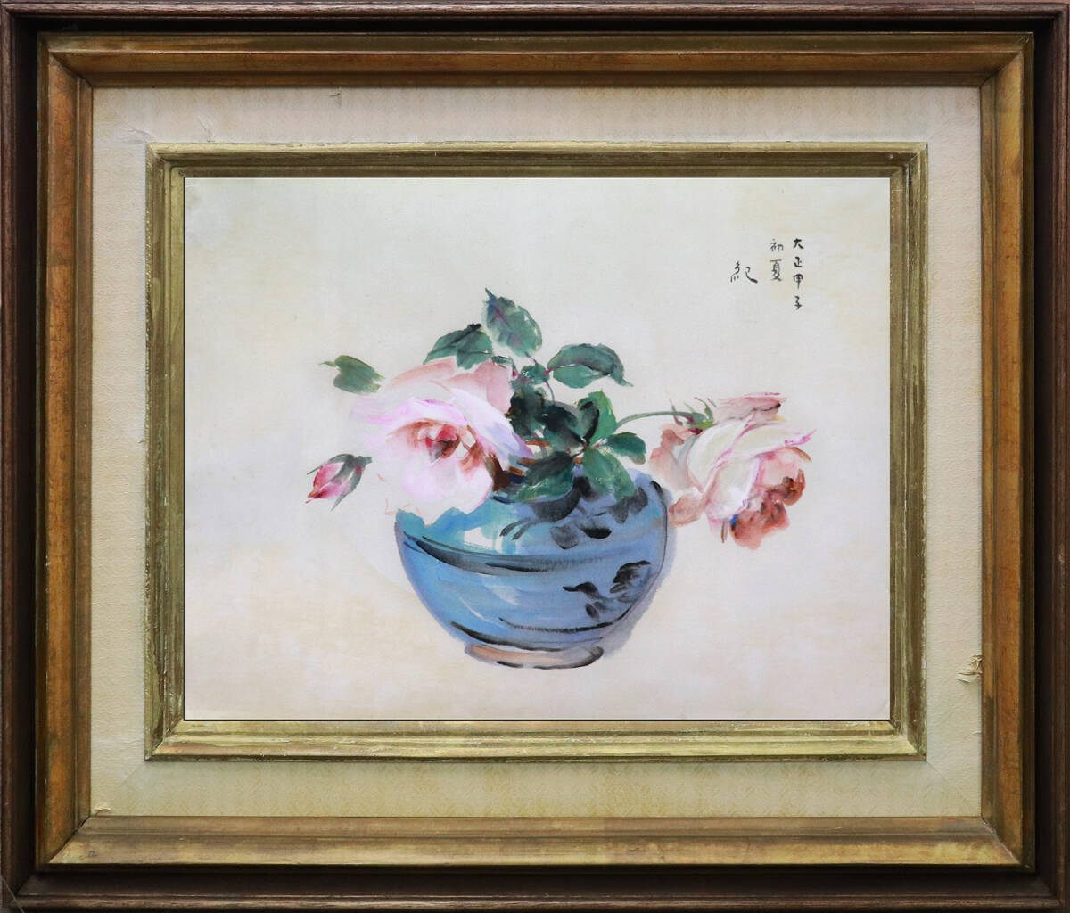 Yahoo!オークション - 真作保証 真野紀太郎10号薔薇 日本 Yahoo!オークション - 真作保証 真野紀太郎10号薔薇 日本