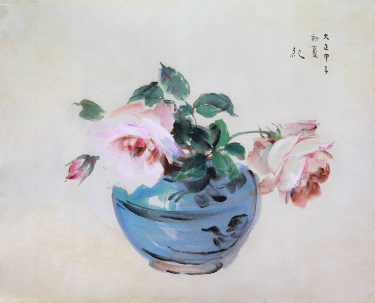 Yahoo!オークション - 真作保証 真野紀太郎10号薔薇 日本 Yahoo!オークション - 真作保証 真野紀太郎10号薔薇 日本