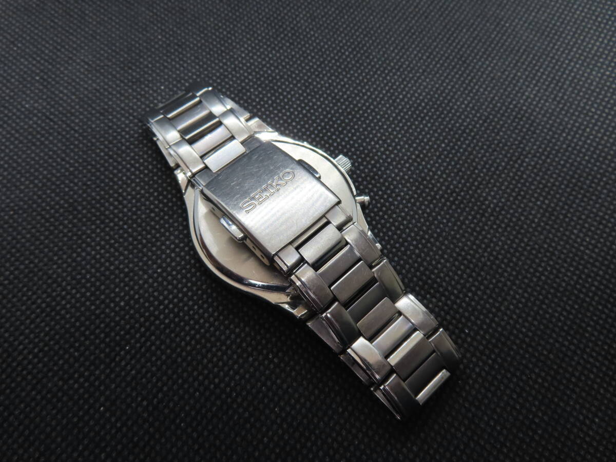 1円～【完動品】SEIKO/セイコーSPIRIT/スピリット ソーラー電波時計 サファイア チタン メンズ■7B42-0AN0★全国送料無料_画像6