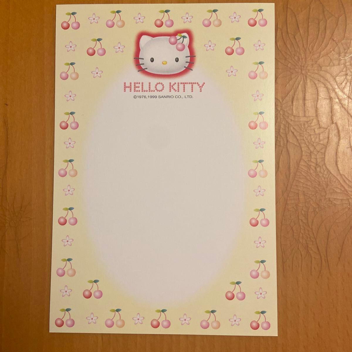Hello Kitty ハローキティキュートシリーズ絵入りはがき　　　　20年以上前　レトロ　サンリオ ポストカード