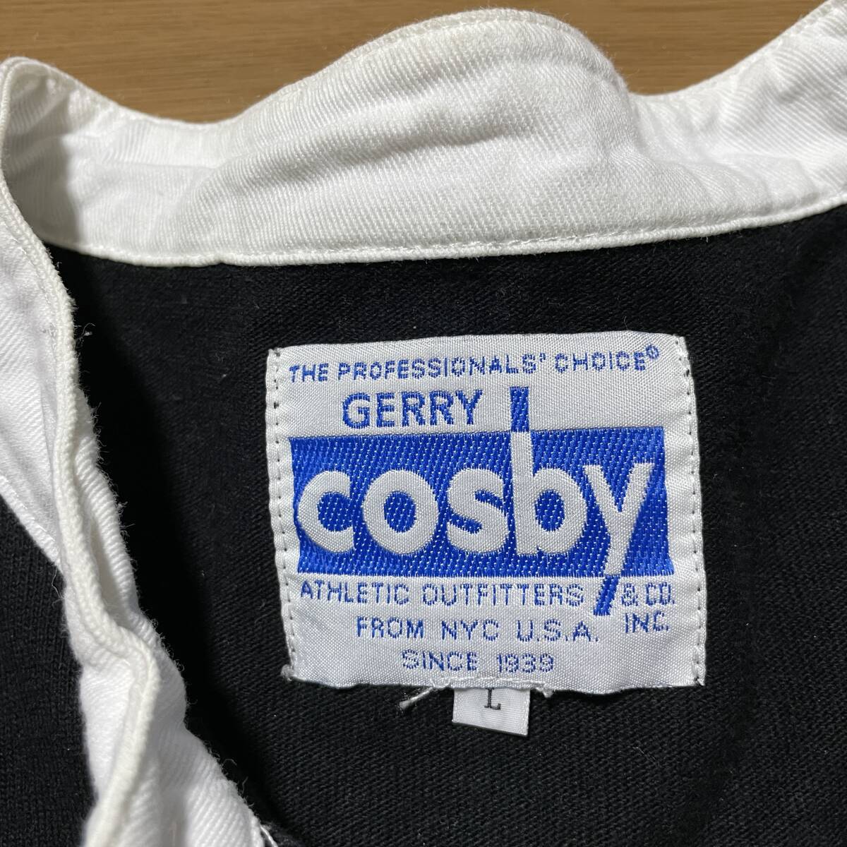 V-9　GERRY cosby/コスビー（FREAK'S STORE）　サイズ L・黒！　ラガーシャツ_画像3