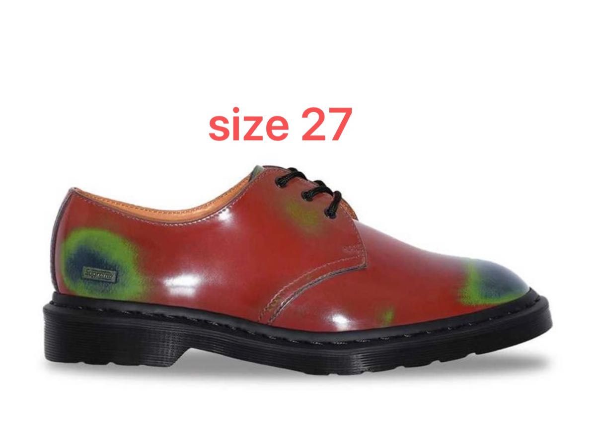 Supreme × Dr.Martens 1461 3 Eye Shoe "Red