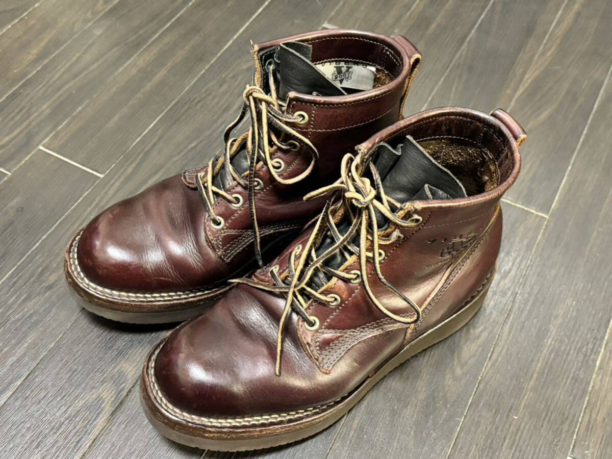 VIBERG BOOT ヴァイバーグ UK7・3足セット 83エンジニアブーツ黒 36ボブキャットワークブーツ赤 145オックス黒 箱付き ヴァイバー ビバーグ_画像8