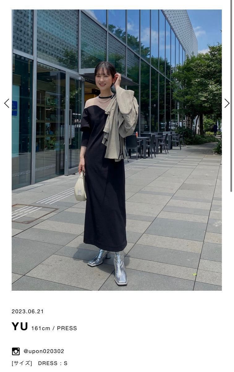 新品 タグ付き】アメリビンテージ LAKE CURVE TRICOT RIB DRESS 新品 タグ付き】アメリビンテージ LAKE CURVE TRICOT RIB DRESS