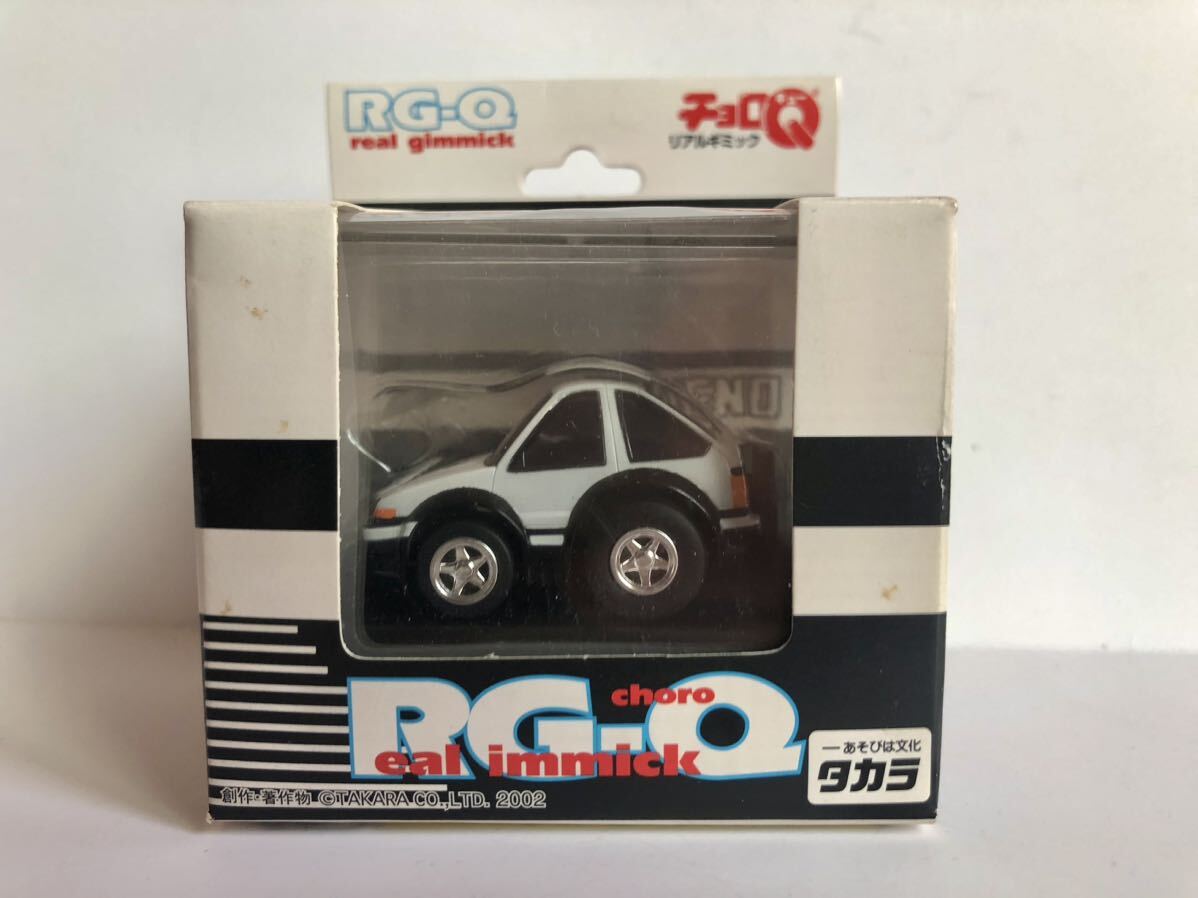 タカラ リアル ギミック チョロQ トヨタ スプリンター トレノ ハチロク パンダ 白黒 AE86 TAKARA RG-Q TOYOTA SPRINTER TURENO GT APEX GTV_画像1