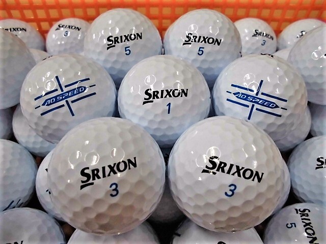 ●厳選美品●スリクソン AD スピード SRIXON【AD SPEED】2020年モデル ホワイト 50個 ロストボール●_画像2