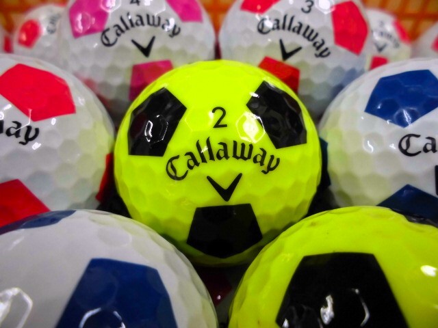 ●キャロウェイ クロムソフトシリーズ Callaway CHROME SOFT トゥルービス【TRUVIS】50個 ロストボール●の画像1