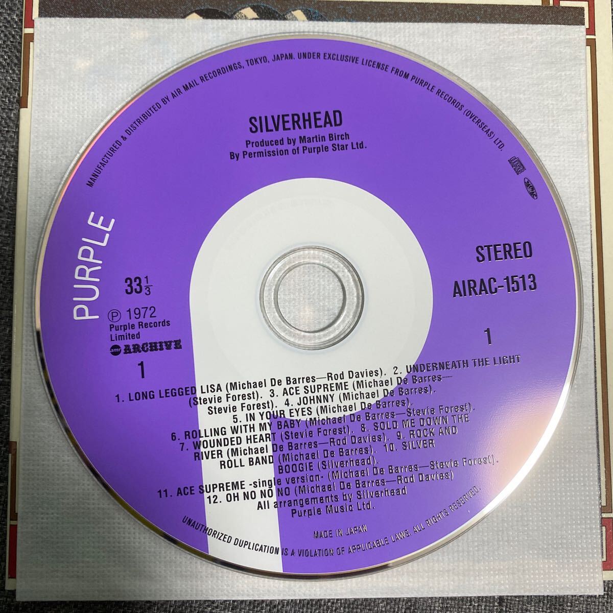 [国内盤CD] シルヴァーヘッド/恐るべきシルヴァーヘッド　紙ジャケ　マイケル・デバレス_画像5