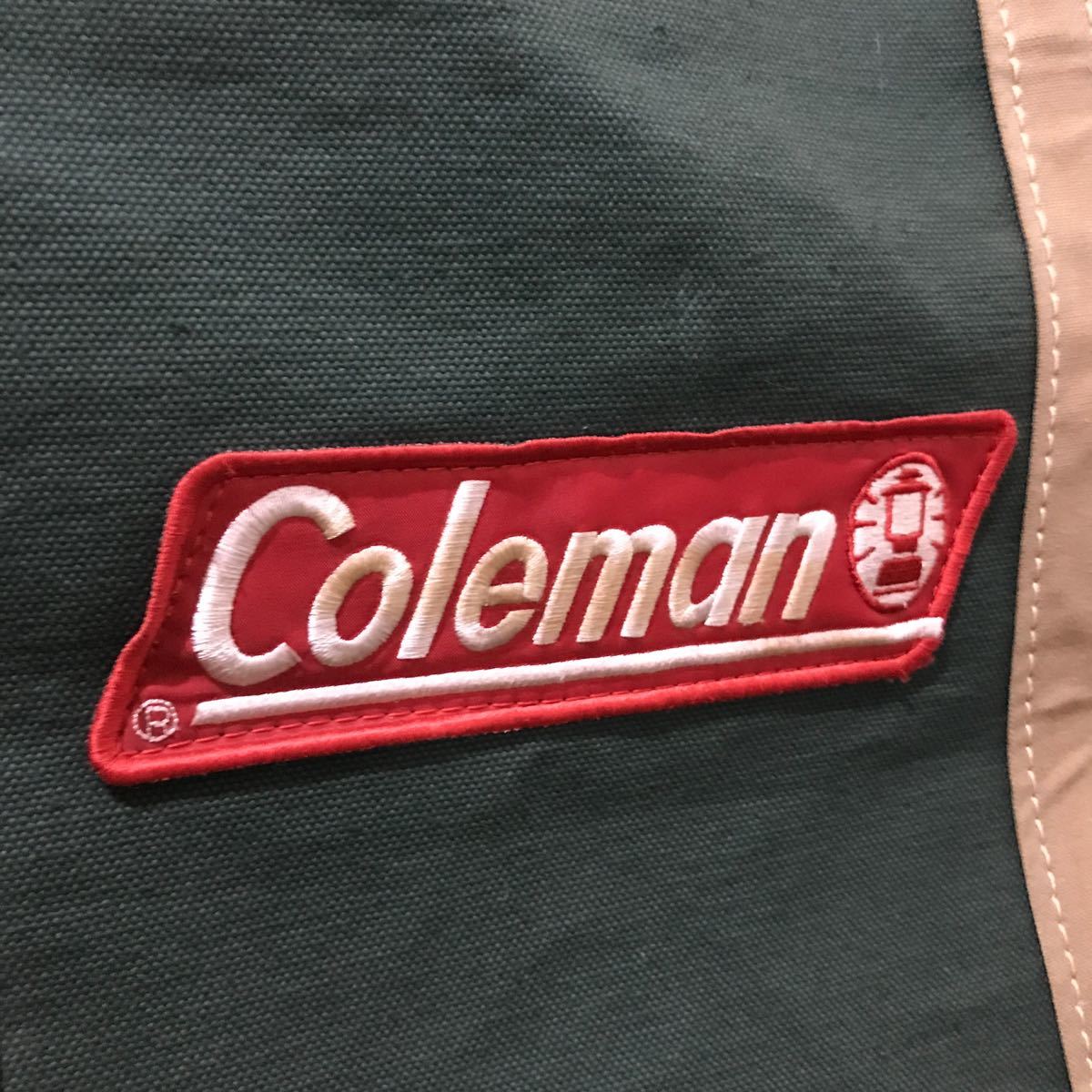 廃盤希少 Coleman コールマン 大きめサイズ キャンプトートバッグ ビンテージ！の画像4