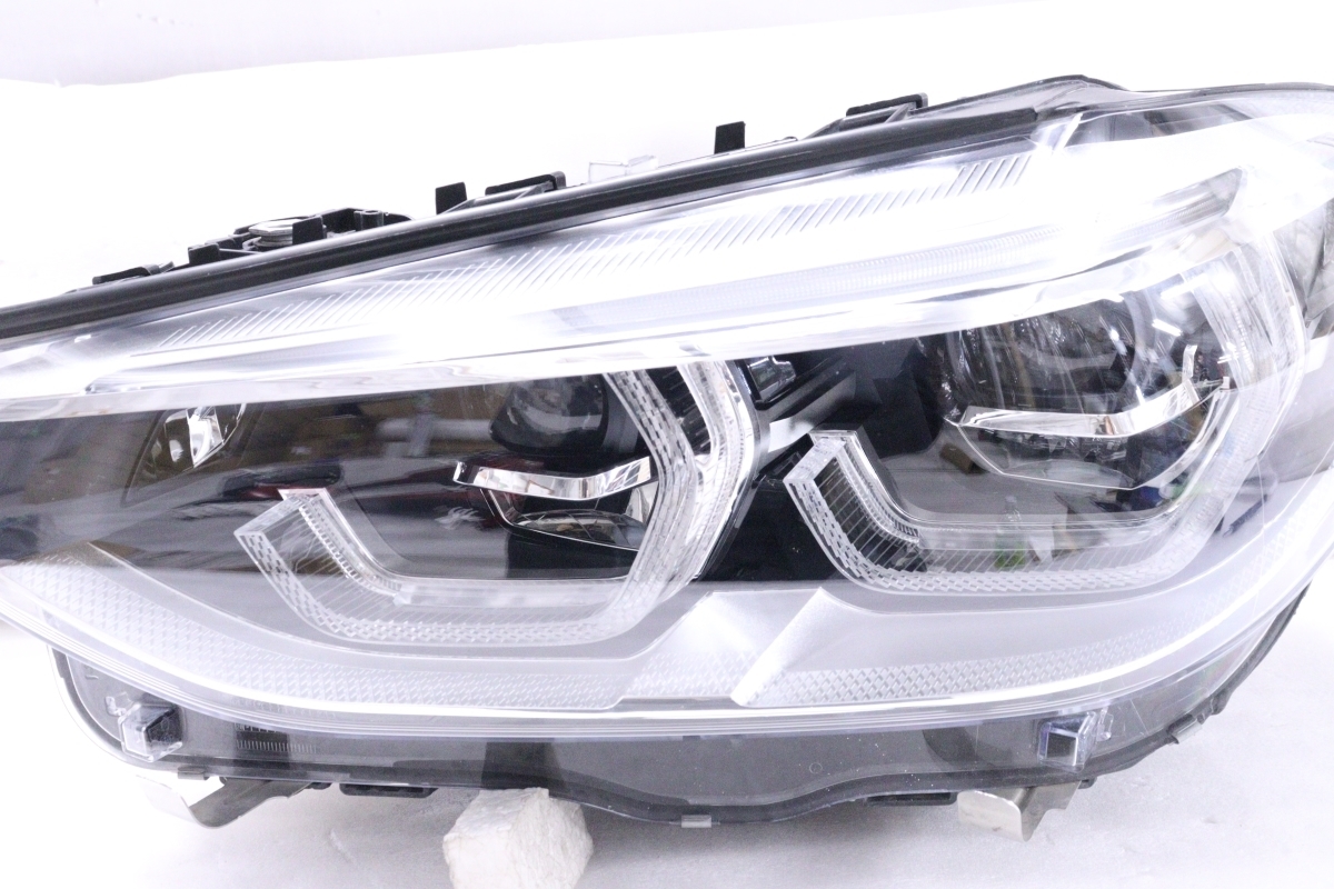 42-2492★前期 LED G01 BMW X3★左ヘッドライト 8739655-04 RL 黒無塗装 純正★BMW (UK)_画像2